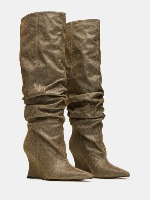 STEVE MADDEN DISTORTION GOLD GLITTER