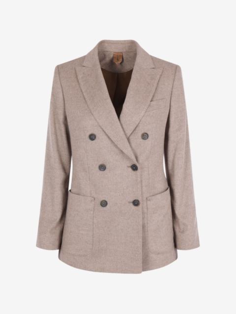 Max Mara double-breasted peak-lapels blazer