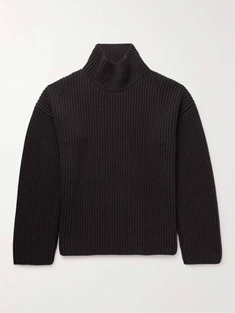 Manlio Ribbed Cashmere Rollneck Sweater