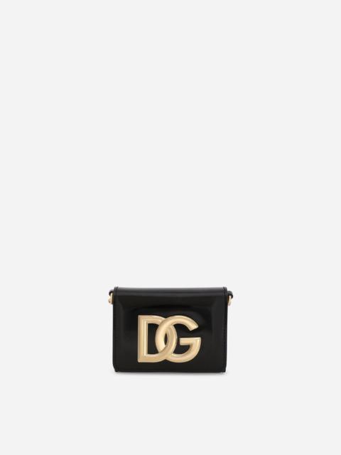Dolce & Gabbana Polished calfskin DG micro bag