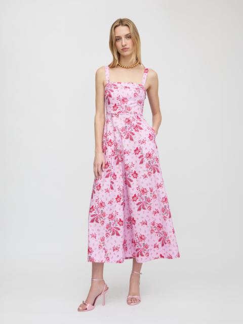 Hill House Home The Ezra Dress - Pink Delft Bouquet