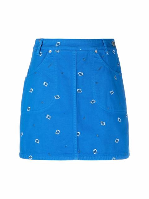 KENZO paisley-print skirt