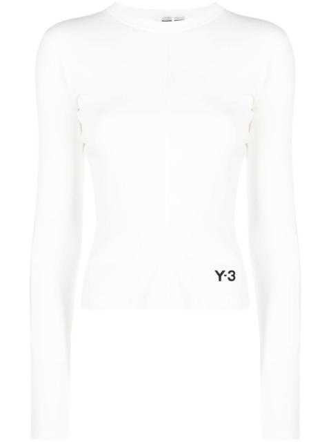 Y-3 logo-print organic cotton T-shirt