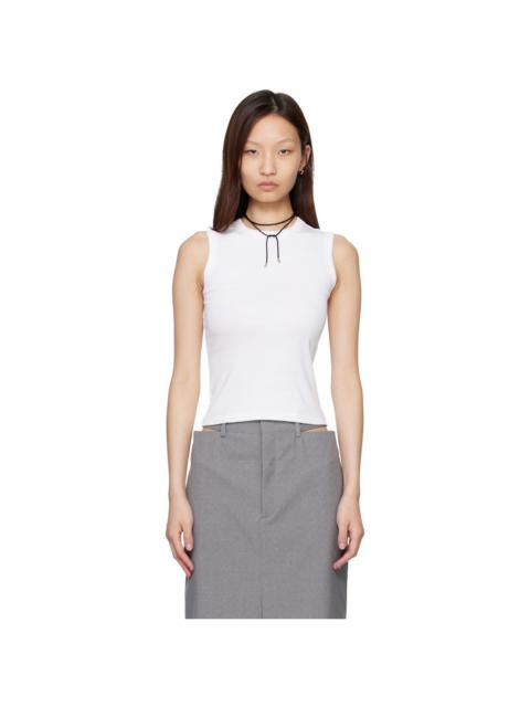 FLORE FLORE White Esmé Tank Top