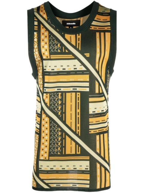 Ahluwalia graphic-print tank top