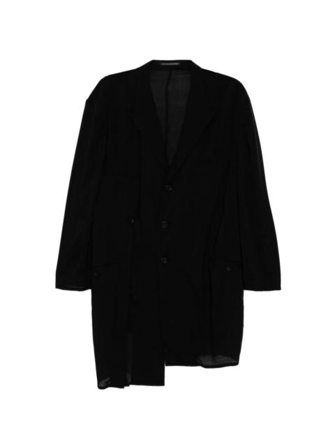 Yohji Yamamoto chest pouch pocket jacket
