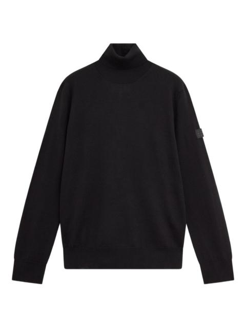 MM6 Maison Margiela turtleneck logo-patch sweater