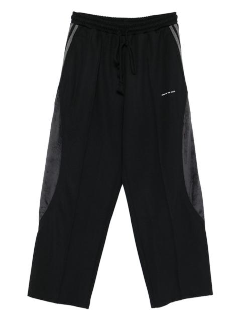 Song for the Mute x Adidas panelled drawstring-fastening track pants