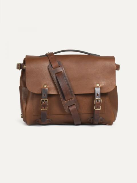 Bleu de Chauffe ÉCLAIR M POSTMAN BAG  -  AMBER BROWN