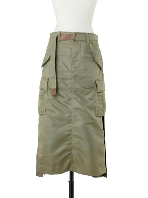 sacai Nylon Twill Skirt