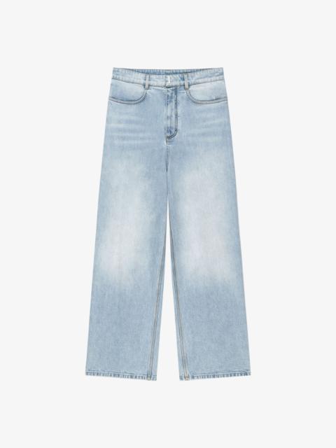 Givenchy LOW CROTCH WIDE JEANS IN DENIM