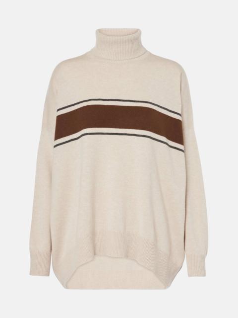 Brunello Cucinelli Wool, cashmere, and silk sweater