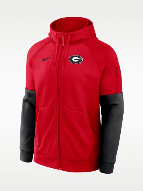 Nike Georgia Primetime Men's Nike Therma-FIT College Full-Zip Hoodie