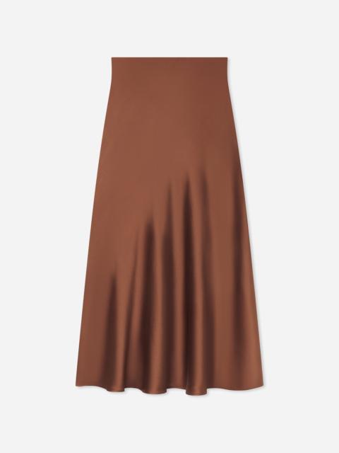 CO Bias Cut Slip Skirt in Silk