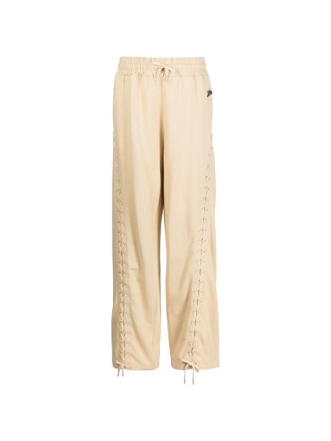 Jean Paul Gaultier lace-up track pants