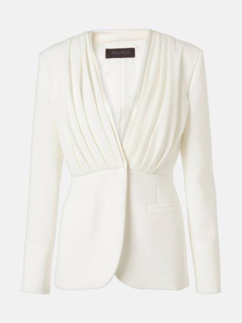 Max Mara Gradi draped crêpe jacket