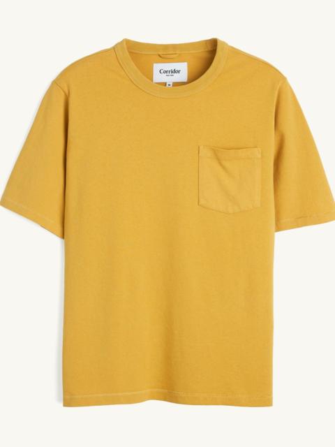 Corridor GARMENT DYE TEE - GOLD