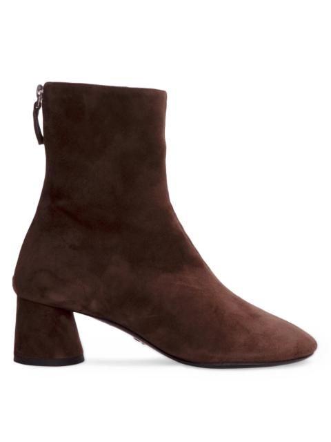 Proenza Schouler Women's Glove 50MM Suede Ankle Boots - Chocolate