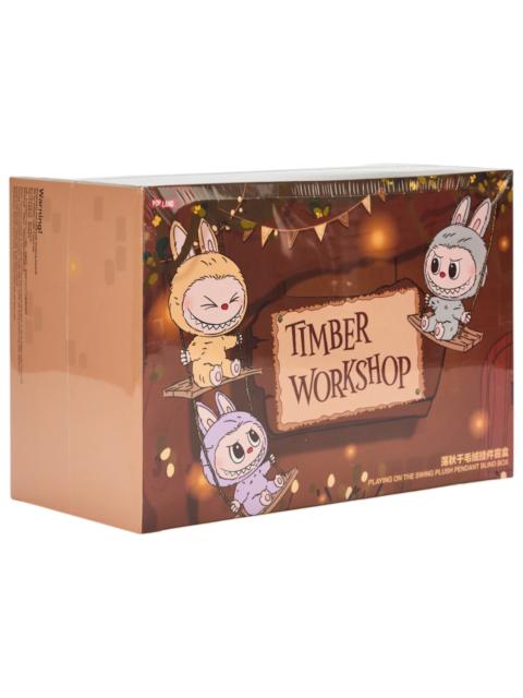 POP MART Pop Mart Labubu The Monsters Timber Workshop Playing on the Swing Plush Pendant (Pop Land Exclusive)