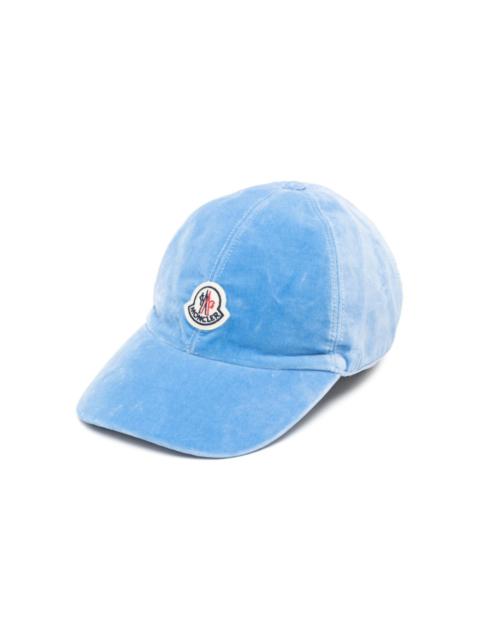 logo-appliqué cotton baseball cap