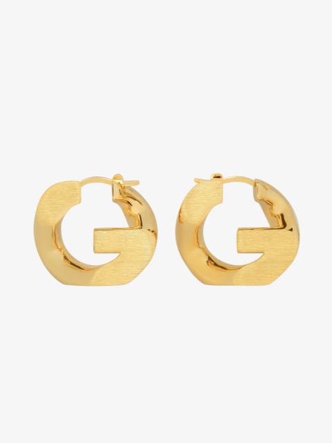 G CHAIN EARRINGS IN METAL