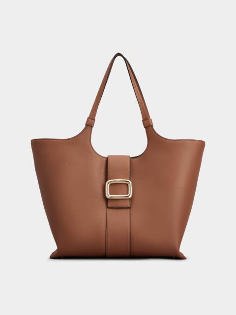 Roger Vivier Viv' Choc Medium Shopping Bag in Leather