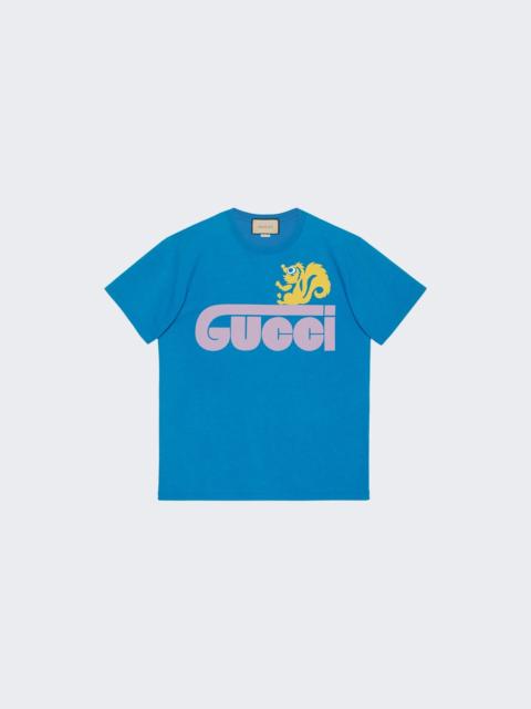 GUCCI Retro Skunk Tee Royal Blue