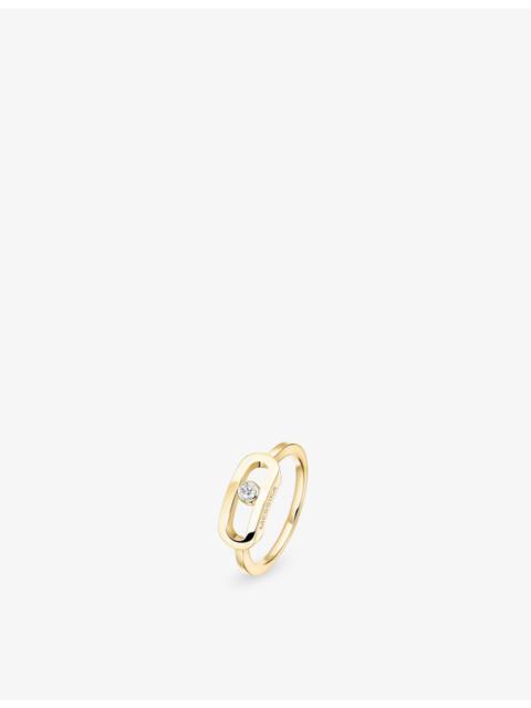 MESSIKA Move Uno 18ct gold and diamond ring
