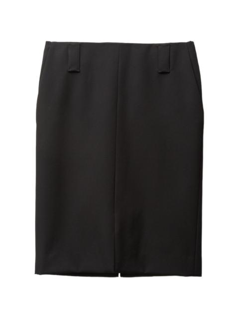 VERSACE wool pencil skirt