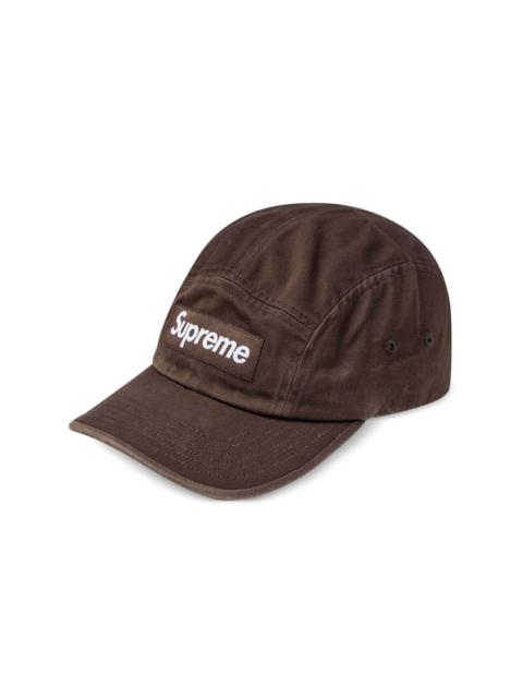 washed chino twill camp cap