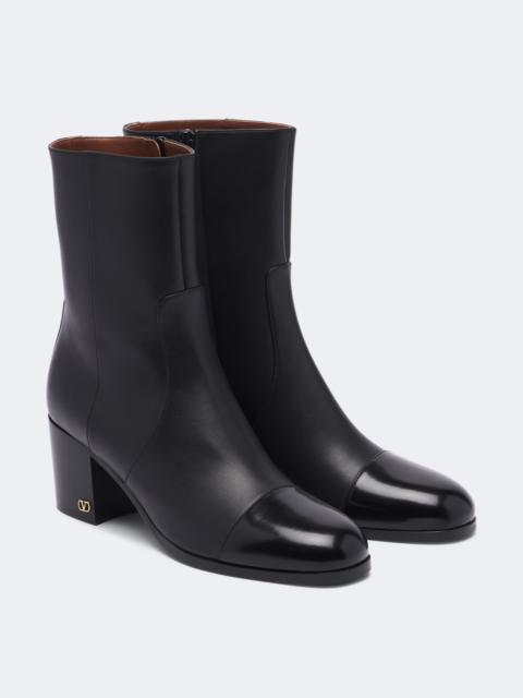 Valentino VLogo leather ankle boots