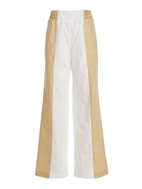 FABIANA FILIPPI Loose leg two-color pants