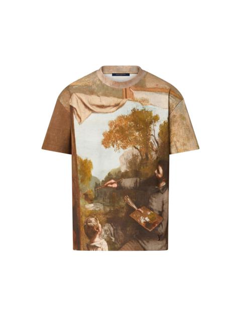 Louis Vuitton Courbet Painting Printed T-Shirt