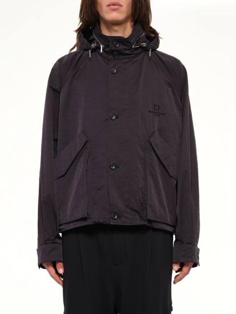 Wooyoungmi Nylon Double Pocket Jacket in Black