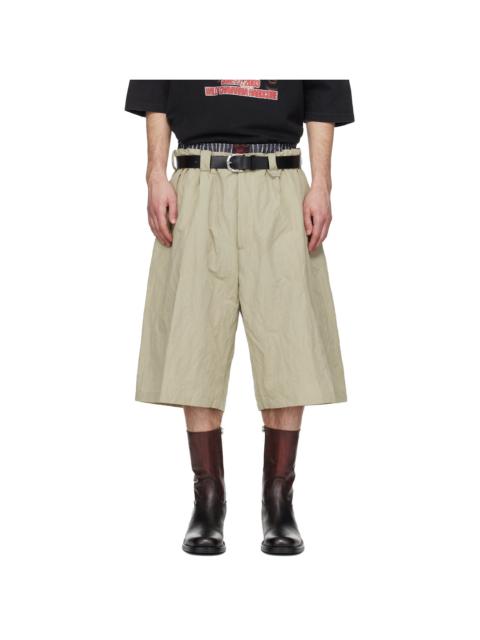 WILLY CHAVARRIA Khaki Toluca Shorts