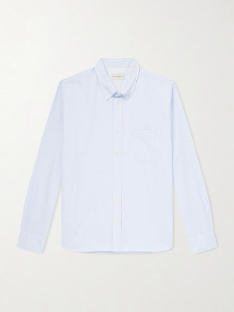 OFFICINE GÉNÉRALE Striped Cotton Oxford Shirt