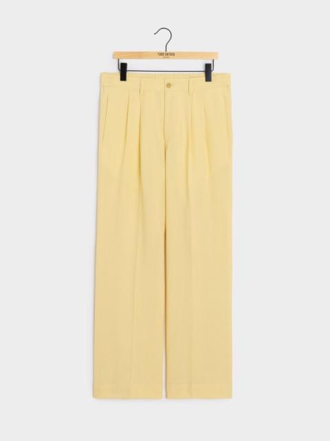 TODD SNYDER Italian Sueded Linen Gaucho Pant