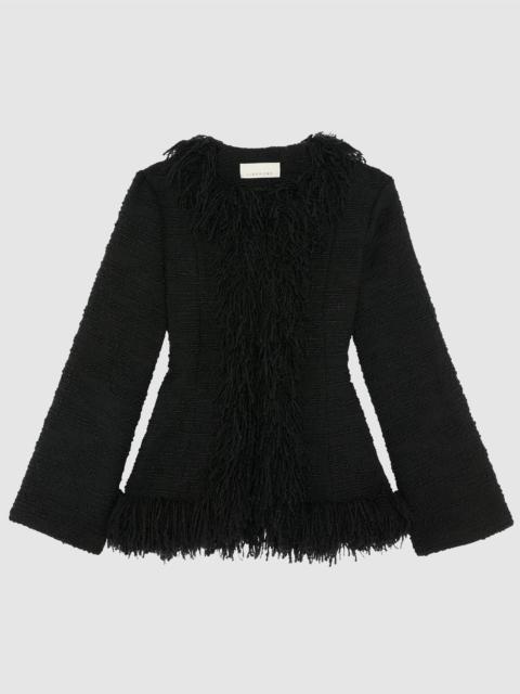 LIBEROWE PRE-ORDER/ BLACK FRINGE BANKER JACKET