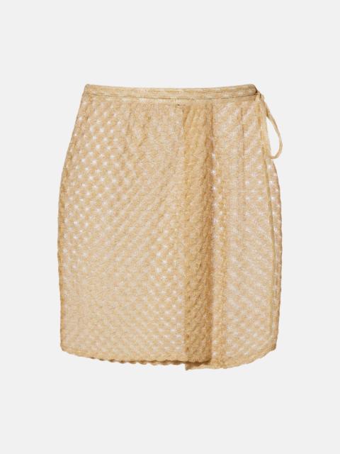 Missoni Lamé wrap skirt