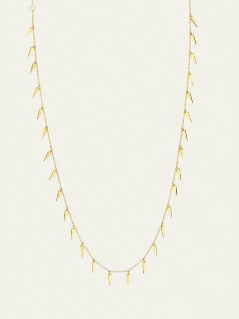 SYDNEY EVAN 14k Pure Small Fringe Necklace