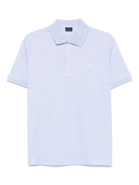 Paul & Shark logo-patch polo shirt