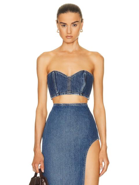 Sweetheart Denim Bandeau