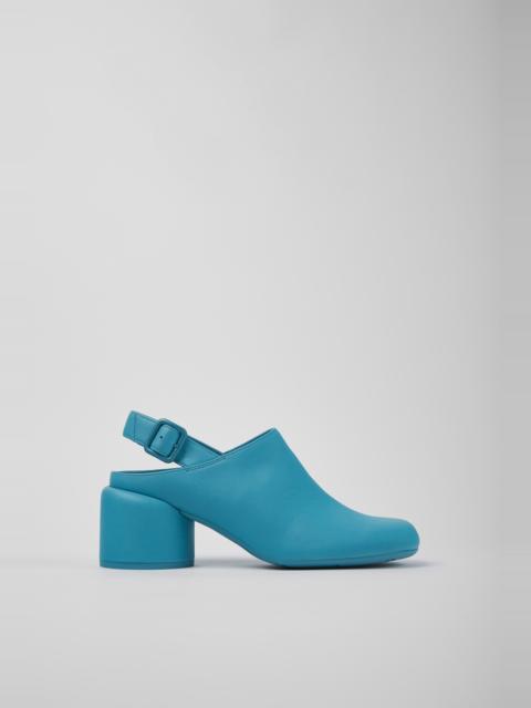 CAMPER Niki Blue leather heels for women