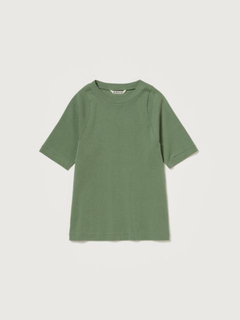 AURALEE ORGANIC COTTON FINE RIB TEE