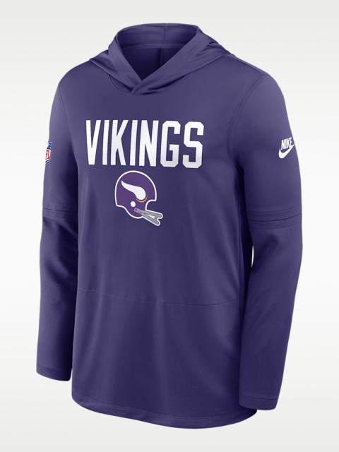 Nike Minnesota Vikings Pass Accuracy Men's Nike Dri-FIT NFL Long-Sleeve Hooded Top