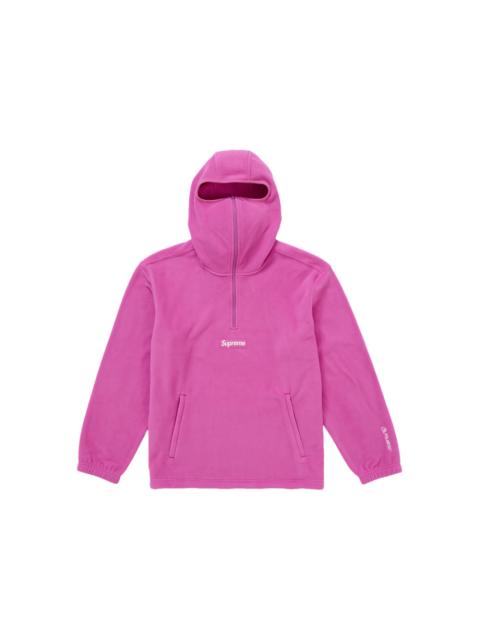 Supreme Supreme Polartec Face Mask Half Zip Hooded Sweatshirt Pink
