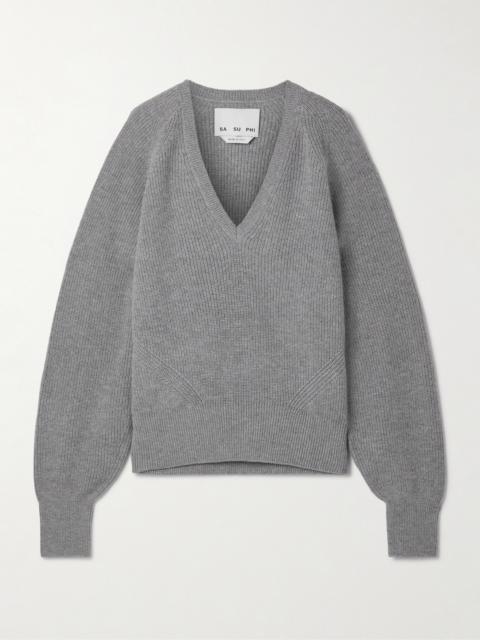 SA SU PHI Merino Wool And Cashmere-blend Sweater