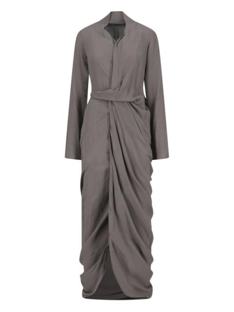Rick Owens WRAPPED MAXI DRESS