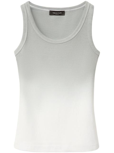 FABIANA FILIPPI gradient-effect tank top