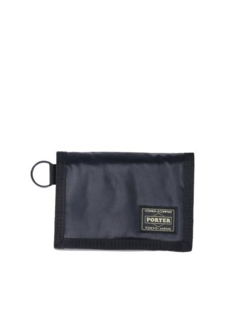PORTER logo-patch trifold wallet
